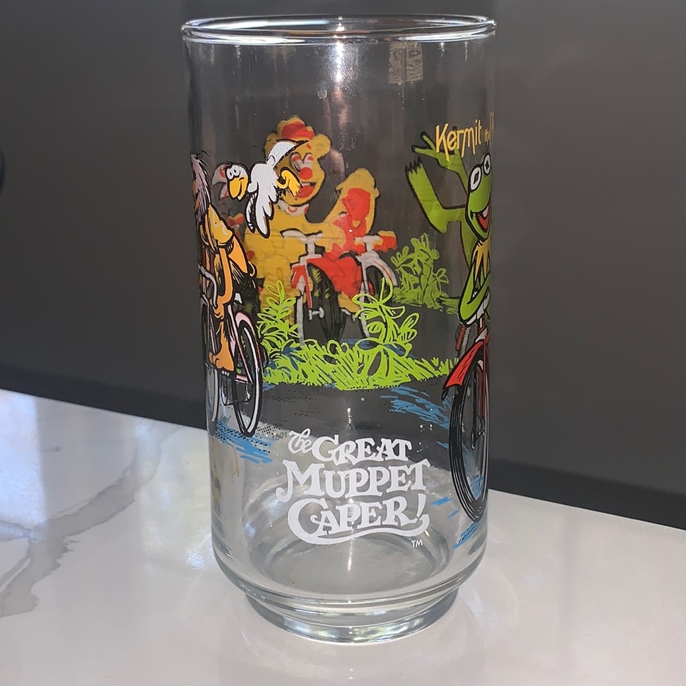 Vintage 1981 McDonald's The Great Muppet Caper - Kermit The Frog Glass